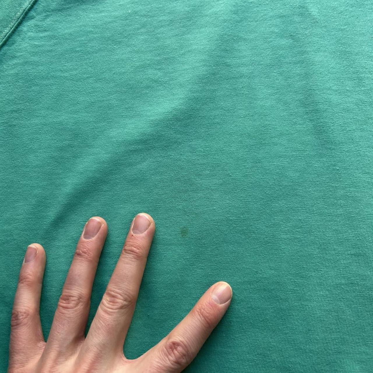 1980s Armani LS T Shirt Green M