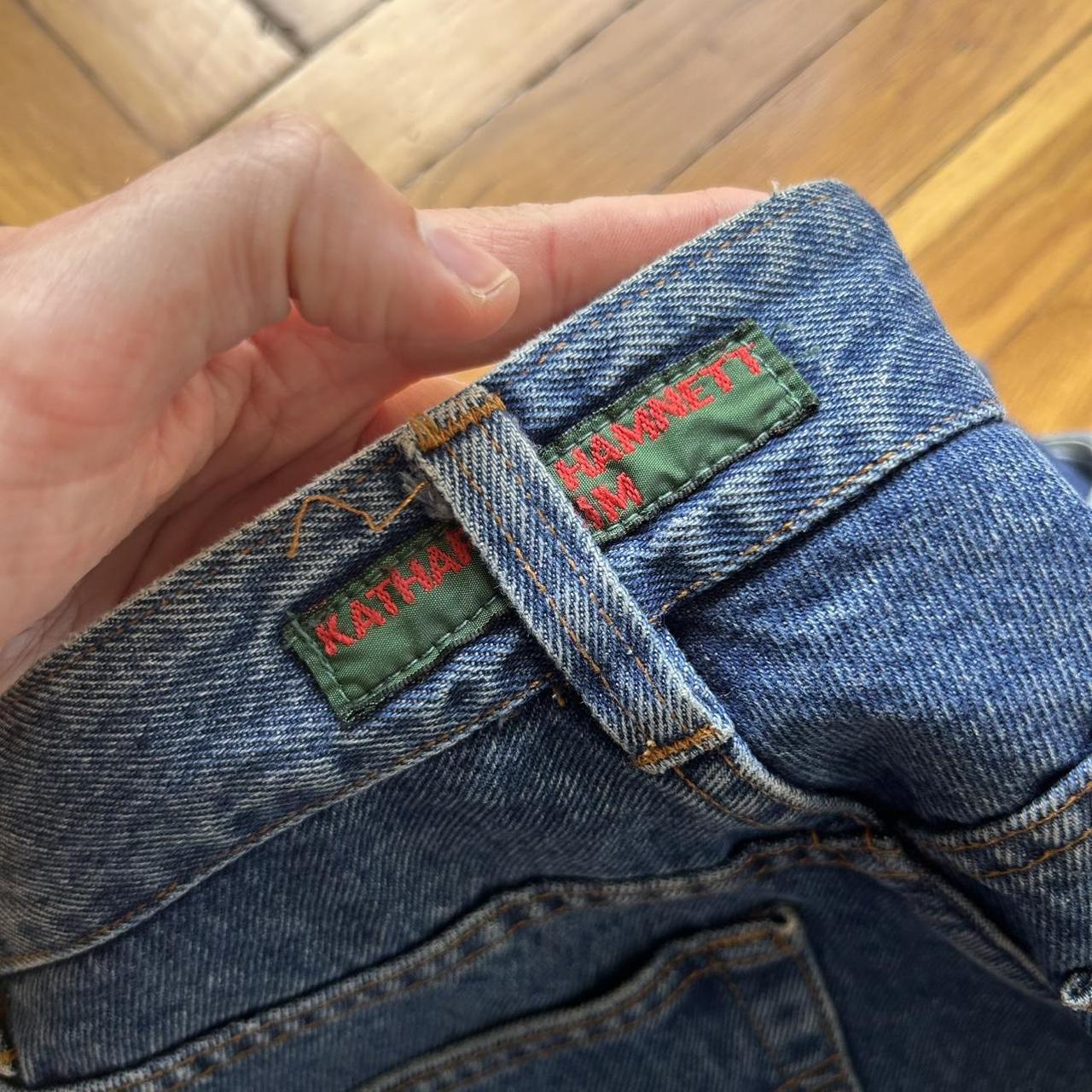 1990s Katharine Hamnett Jeans Blue 26W 28L