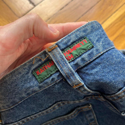 1990s Katharine Hamnett Jeans Blue 26W 28L