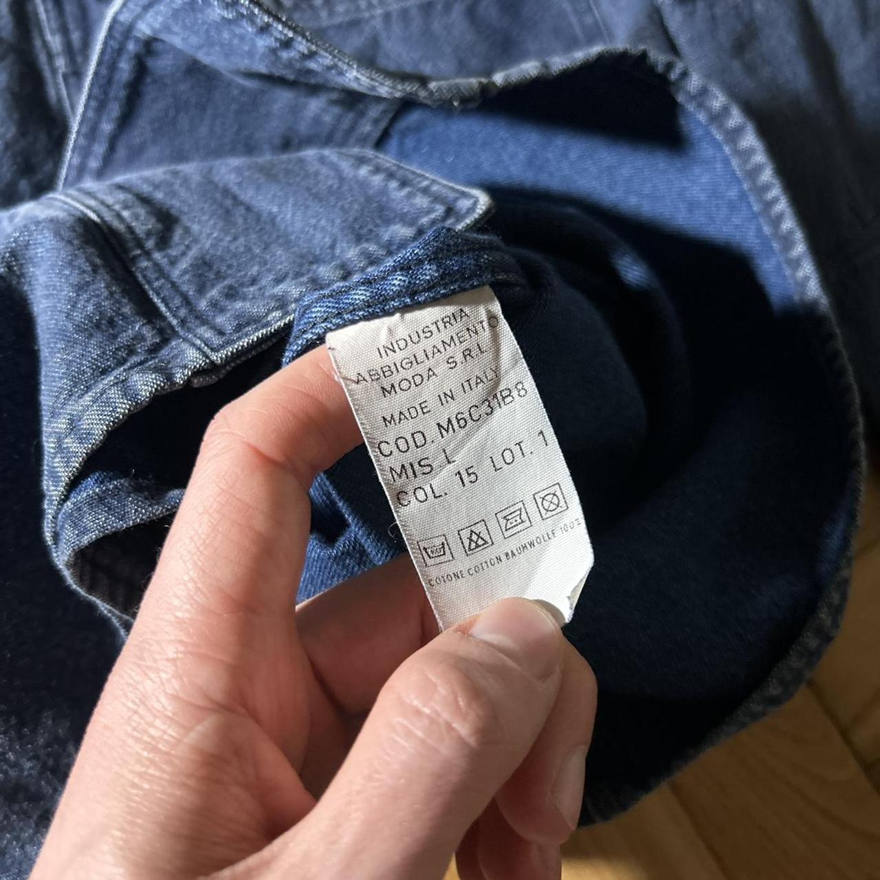 1990s Armani Jeans Denim Jacket L