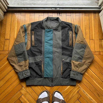 1980s Hugo Boss 2 in 1 Bomber Jacket M