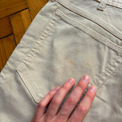 1990s Stone Island Marina Trousers Beige 32W 30L