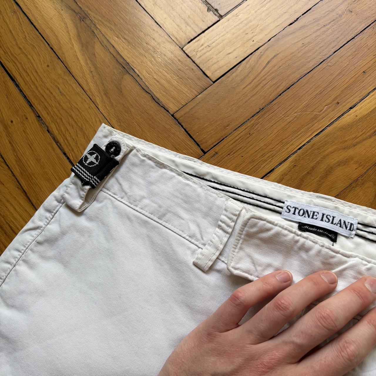 S/S 1997 Stone Island Trousers White 34W 34L