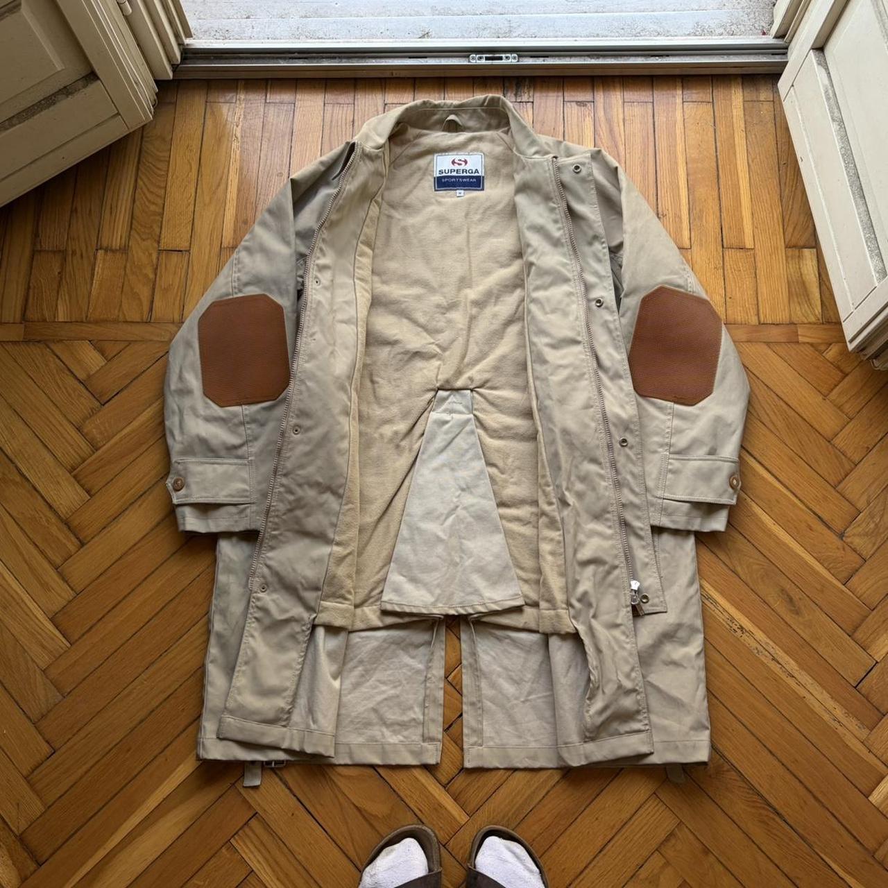 1990s Superga Trench Coat Beige XL