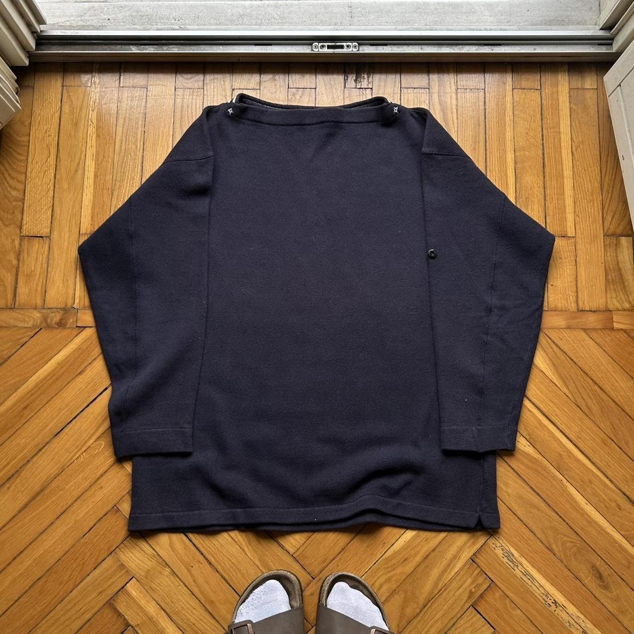 1980s Stone Island Sweatshirt Navy L (NO BADGE)
