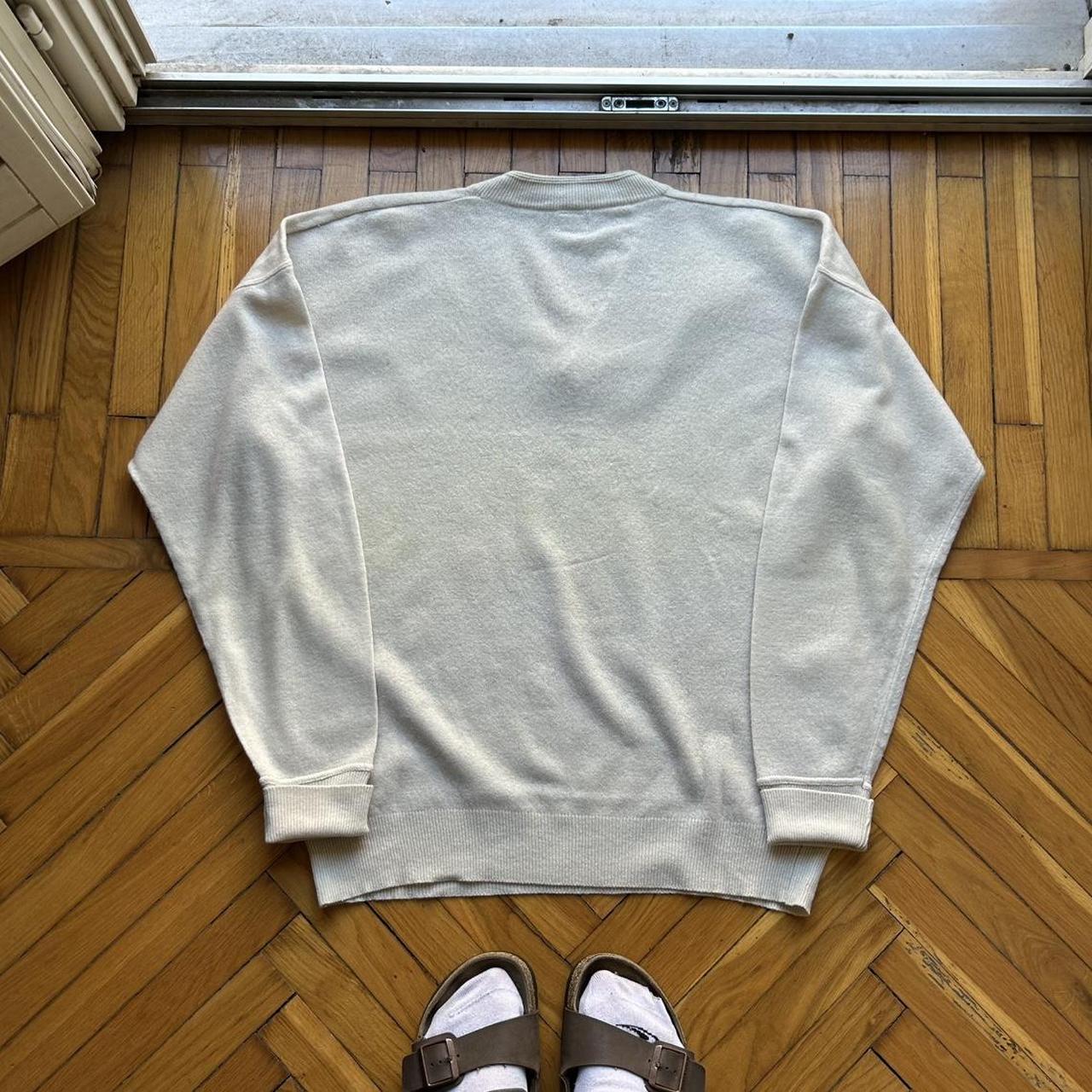 1980s CP Company V Neck Knitted Jumper XL