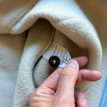 1980s Stone Island Montgomery Duffle Coat Cream L