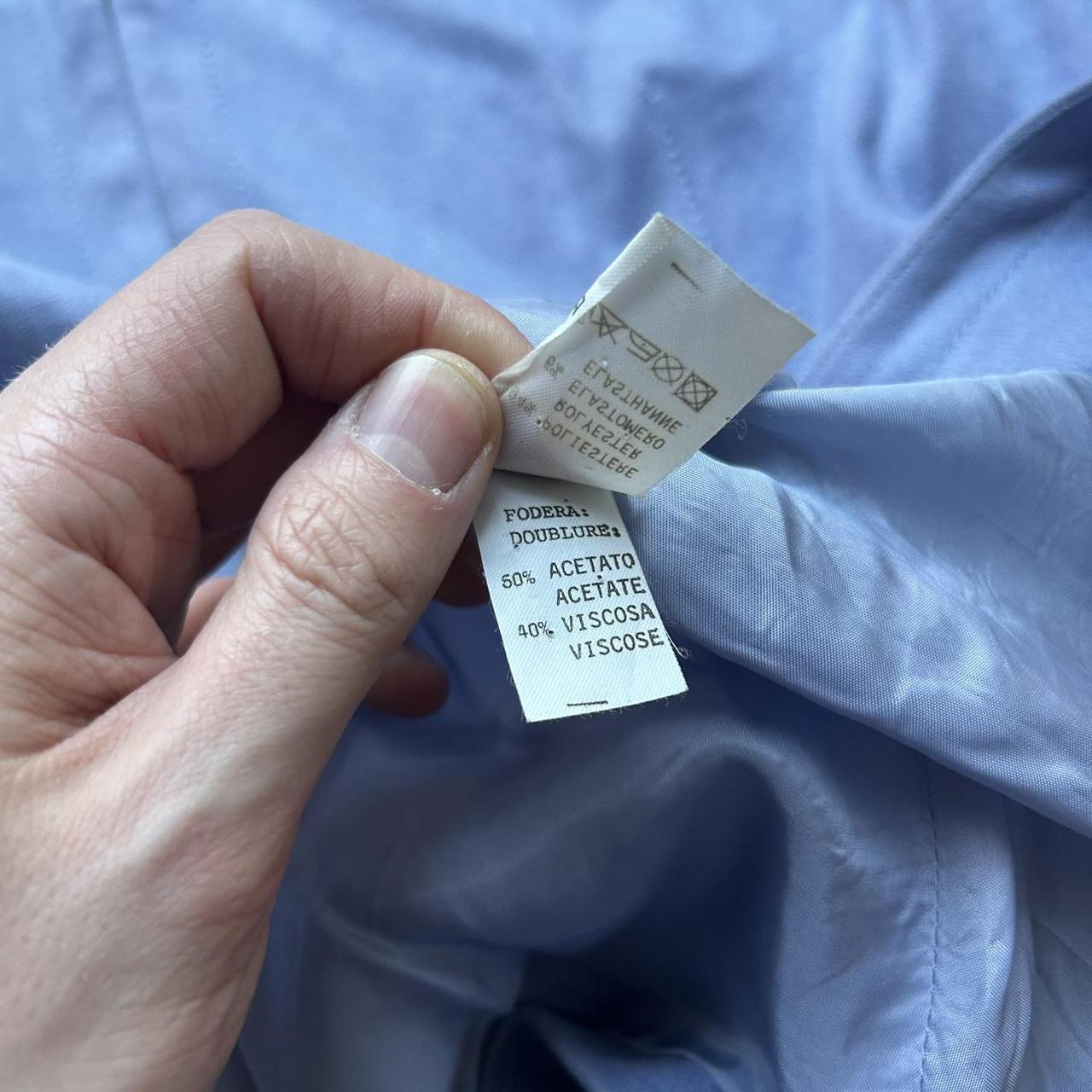 1990s Pierre Cardin Shirt Blue M