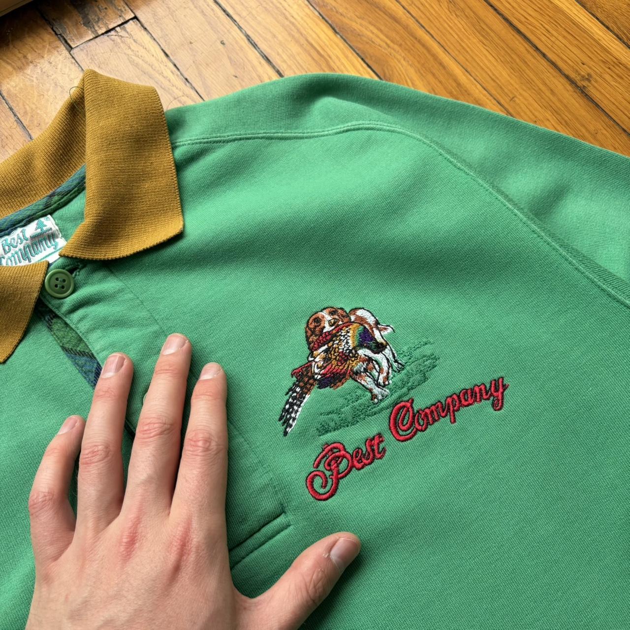 1980s Best Company Sweatshirt Green M