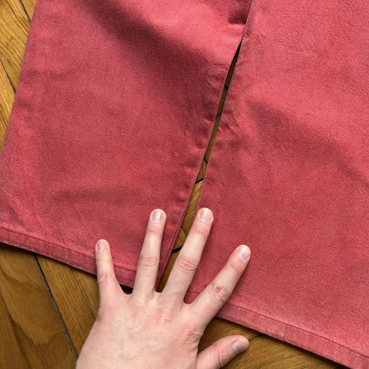 1990s Stone Island Marina Trousers Red 32W 28L
