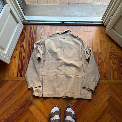1990s Armani Jeans Multipocket Jacket Beige XL