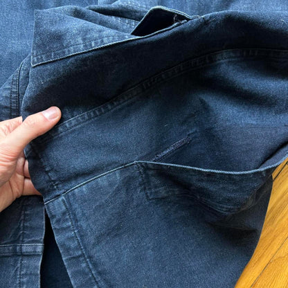 1987 Stone Island Script Carpenter Jacket Navy XL