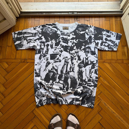 1990s Armani Jeans Print T Shirt L