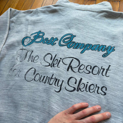 1980s Best Company Cardigan Grey L