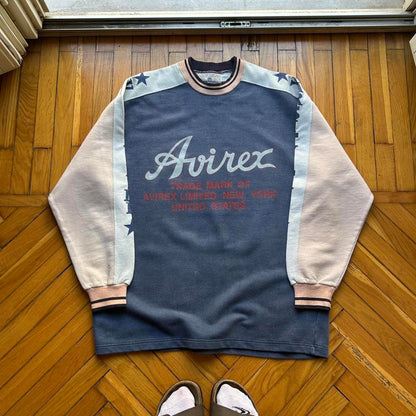 1990s Avirex Graphic Sweatshirt L