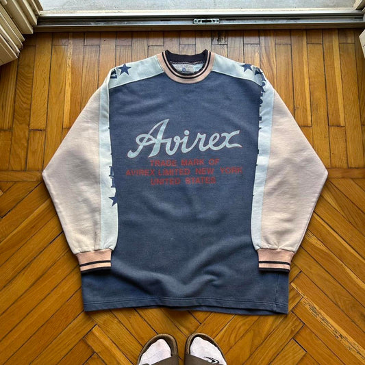 1990s Avirex Graphic Sweatshirt L