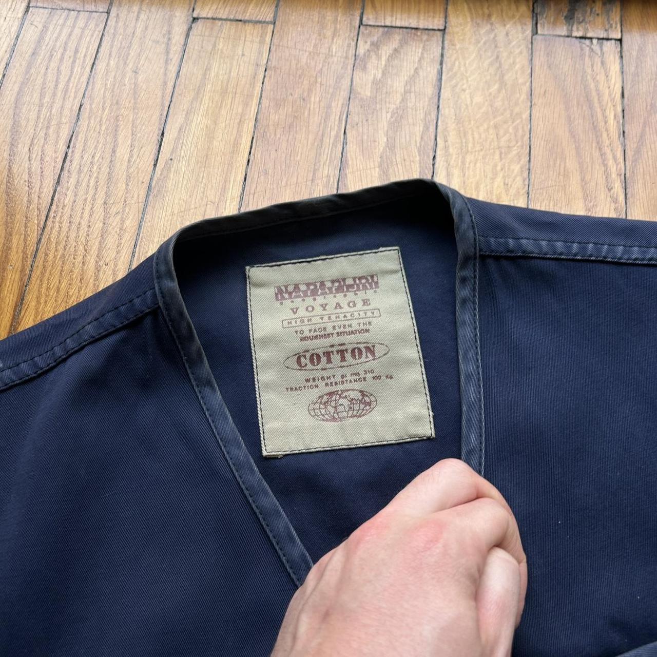 1990s Napapijri Utility Vest Navy L