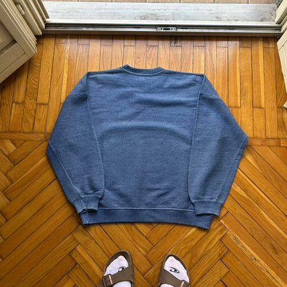 1980s Emporio Armani Sweatshirt Navy M