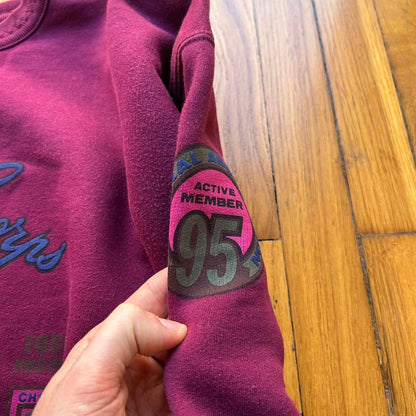 1980s Best Company Sweatshirt Burgundy L