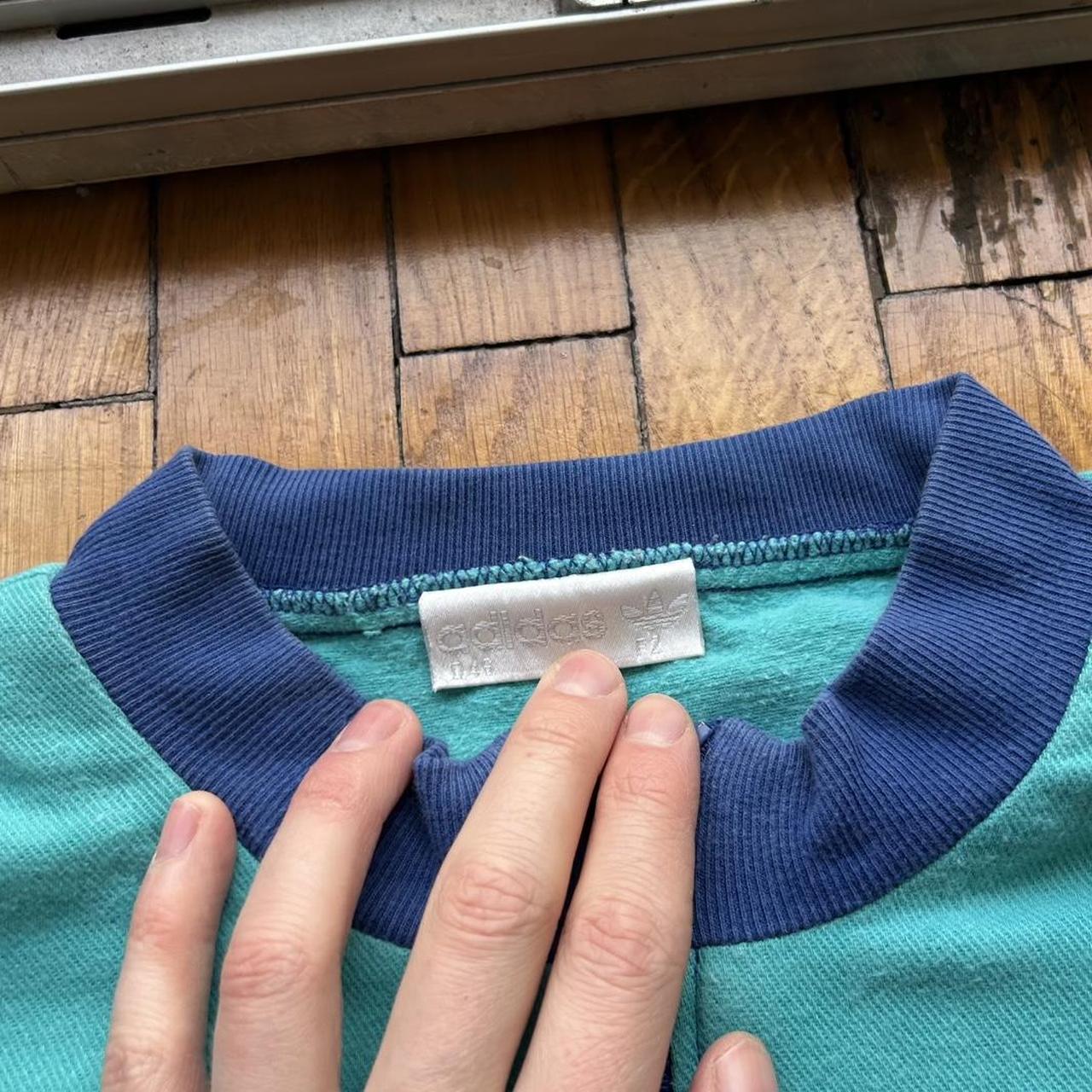 1990s Adidas Originals Q Zip Sweatshirt M