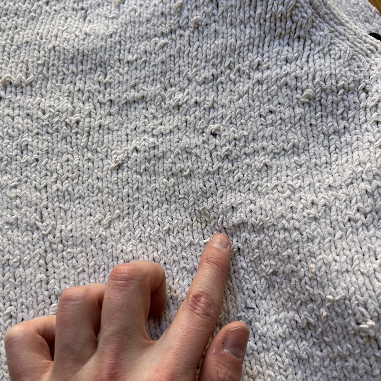 A/W 1996 Stone Island Chenille Knitted Jumper XL