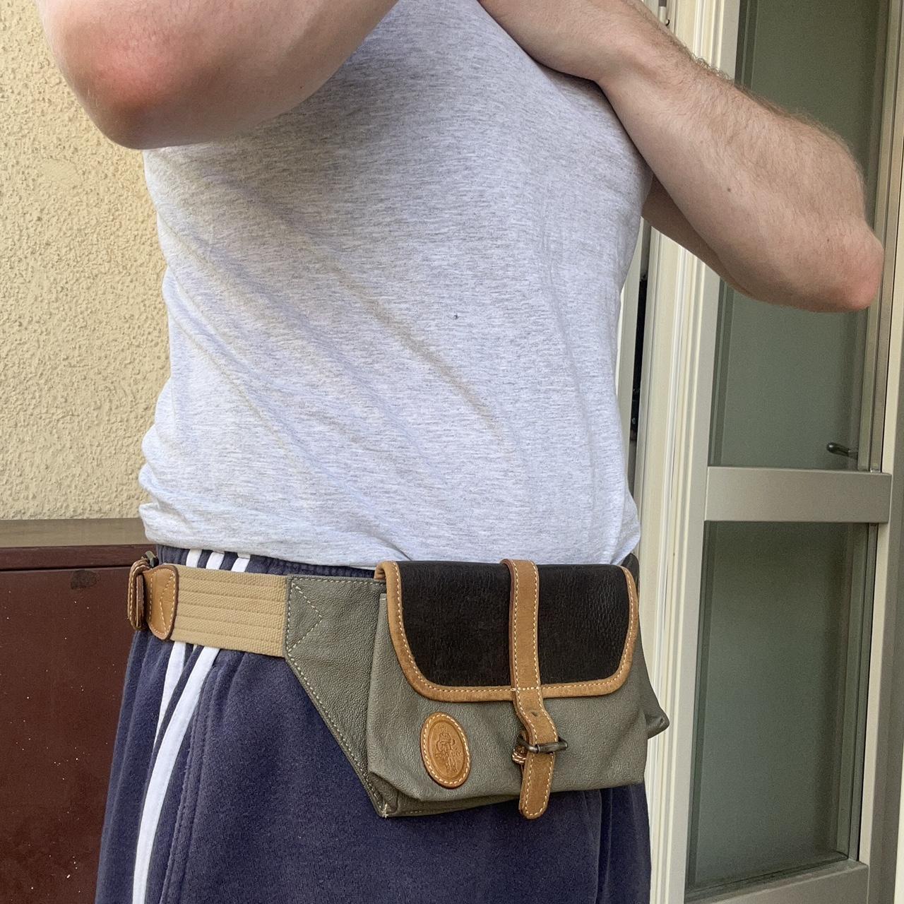 1980s CP Company Leather Bum Bag OS