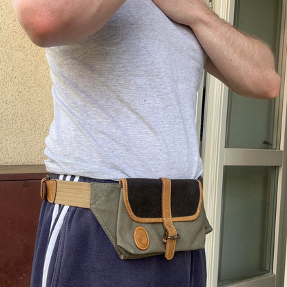 1980s CP Company Leather Bum Bag OS