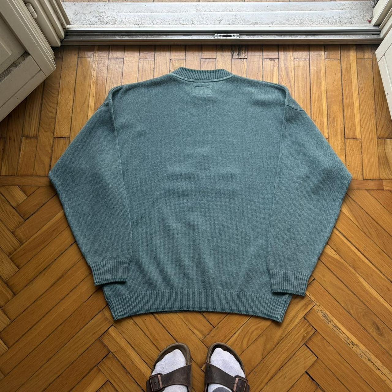 1990s Armani Jeans 'Ice Arsenal' Knitted Jumper XL