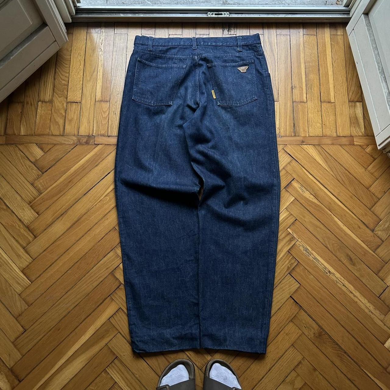 1980s Giorgio Armani Jeans Blue 36W 32L