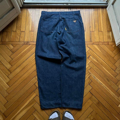 1980s Giorgio Armani Jeans Blue 36W 32L