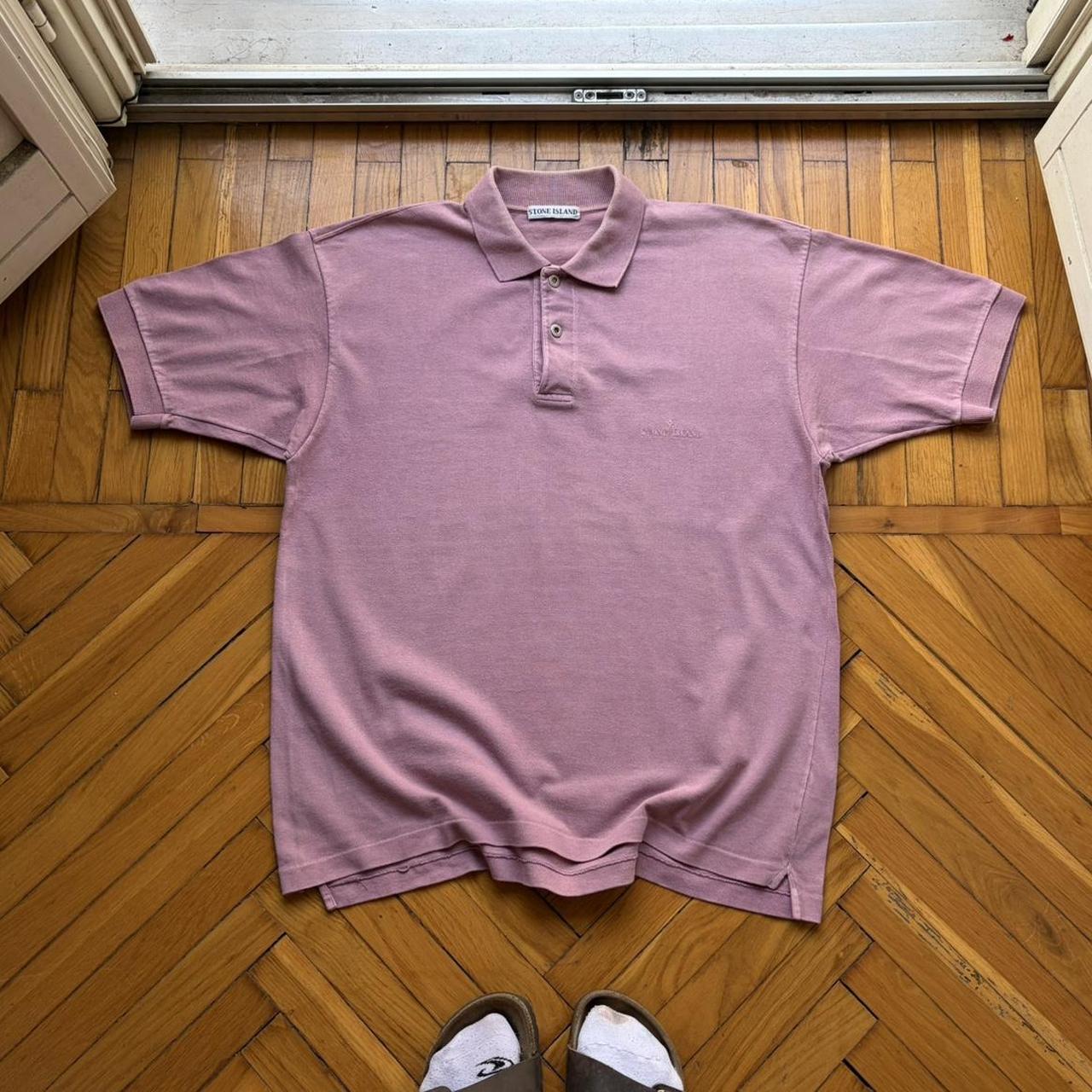 1980s Stone Island Polo Shirt L