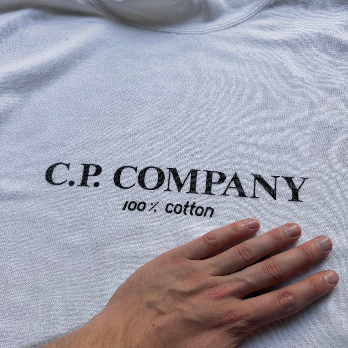1980s CP Company 100% Cotton Knitted Jumper L