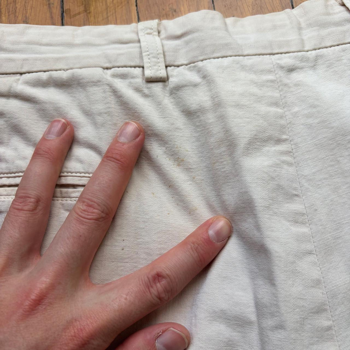1980s CP Company Shorts Cream 36W