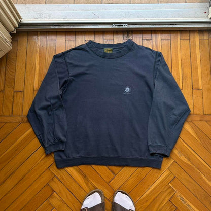 1990s Guido Pellegrini LS T Shirt Navy S
