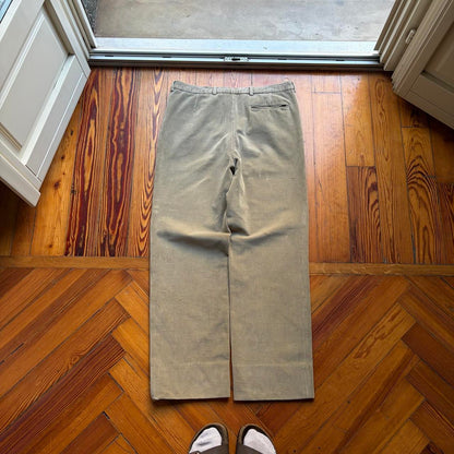 1980s Cerruti 1881 Corduroy Trousers Khaki 32W 30L