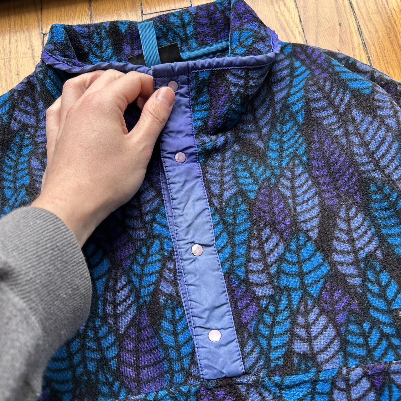 1990s Patagonia Leaves Fleece L