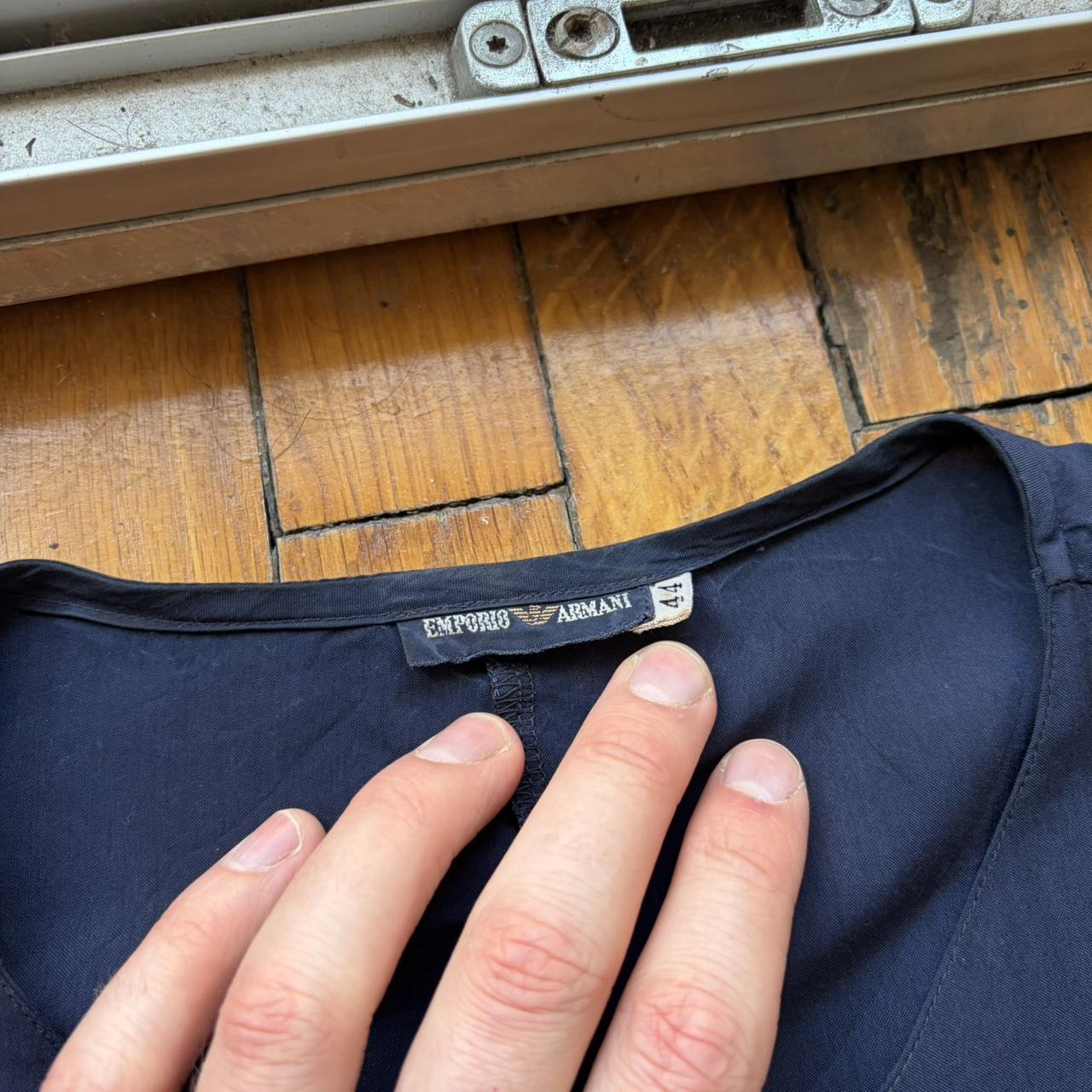 1980s Emporio Armani Shirt Navy Women's 44