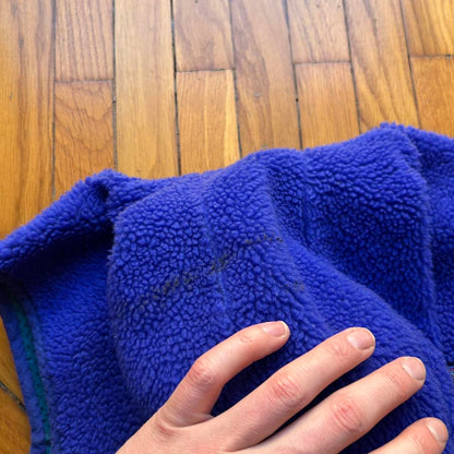 1990s Patagonia Fleece Gilet Blue Women's S