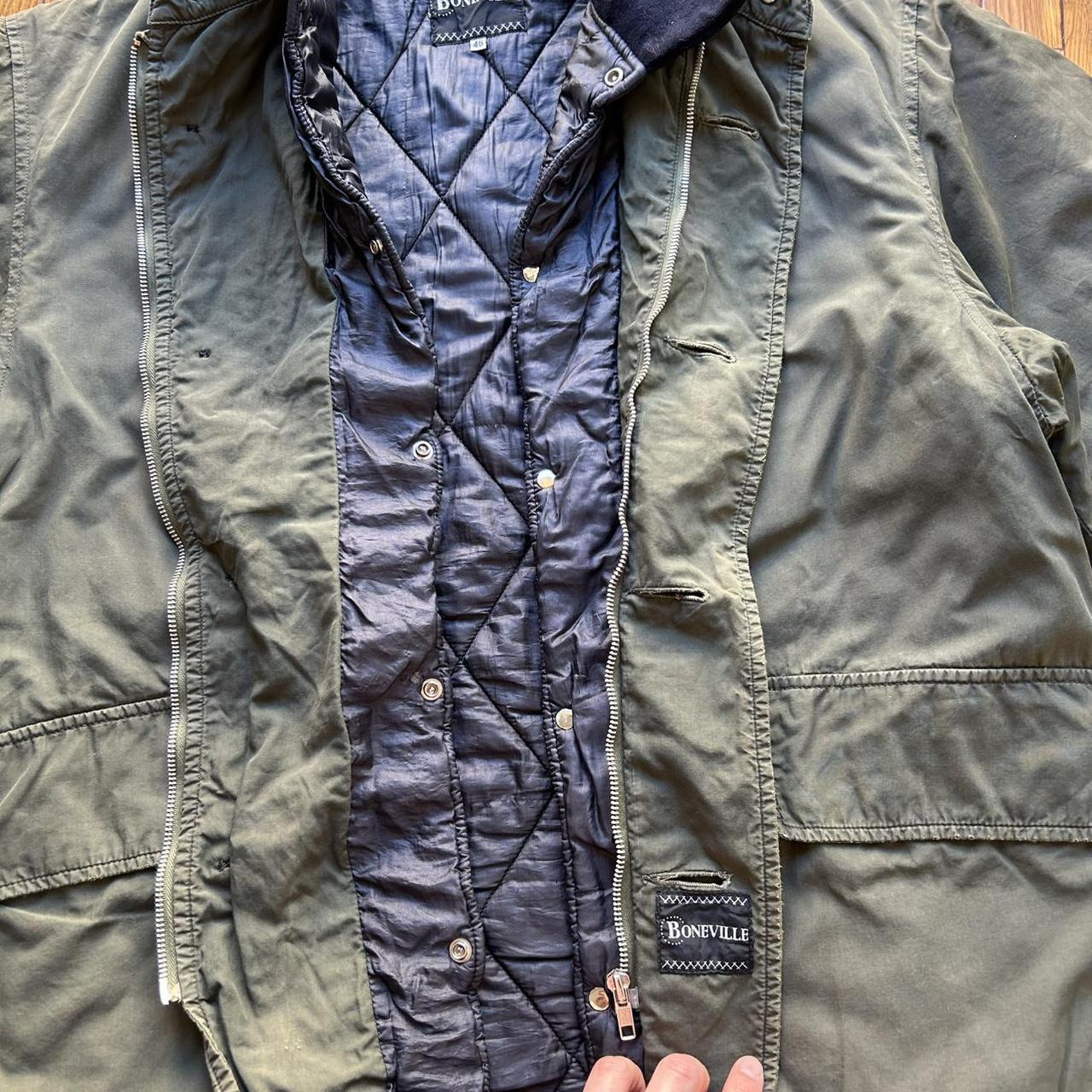 1980s Boneville Navy Arctic Jacket Khaki L