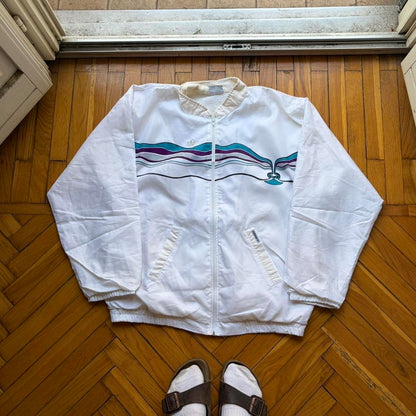 1980s Adidas Originals Ivan Lendl Jacket White L
