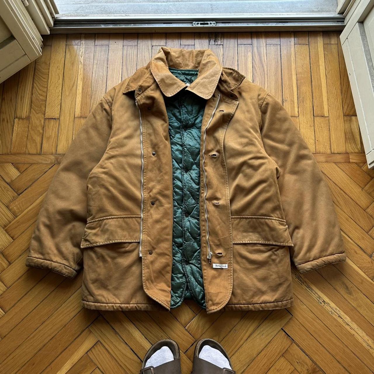 1980s Boneville Navy Arctic Jacket Brown XL
