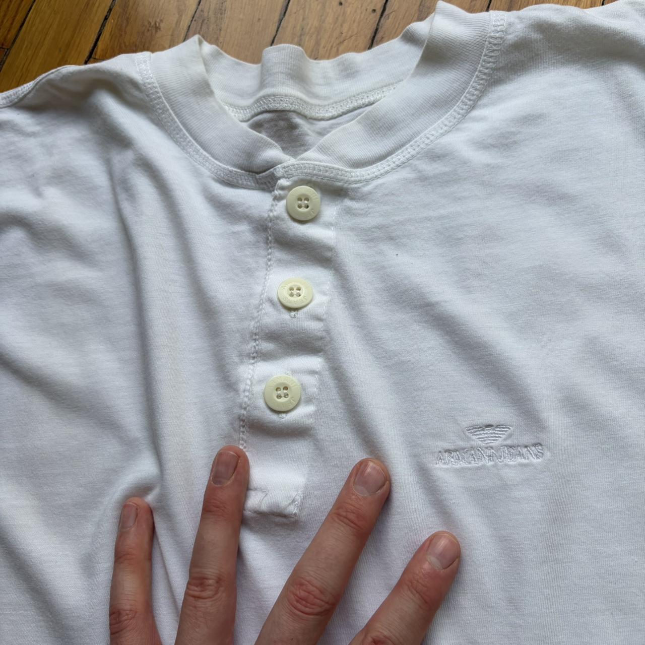 1990s Armani Jeans T Shirt White S