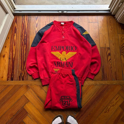 1980s Emporio Armani Full Tracksuit S
