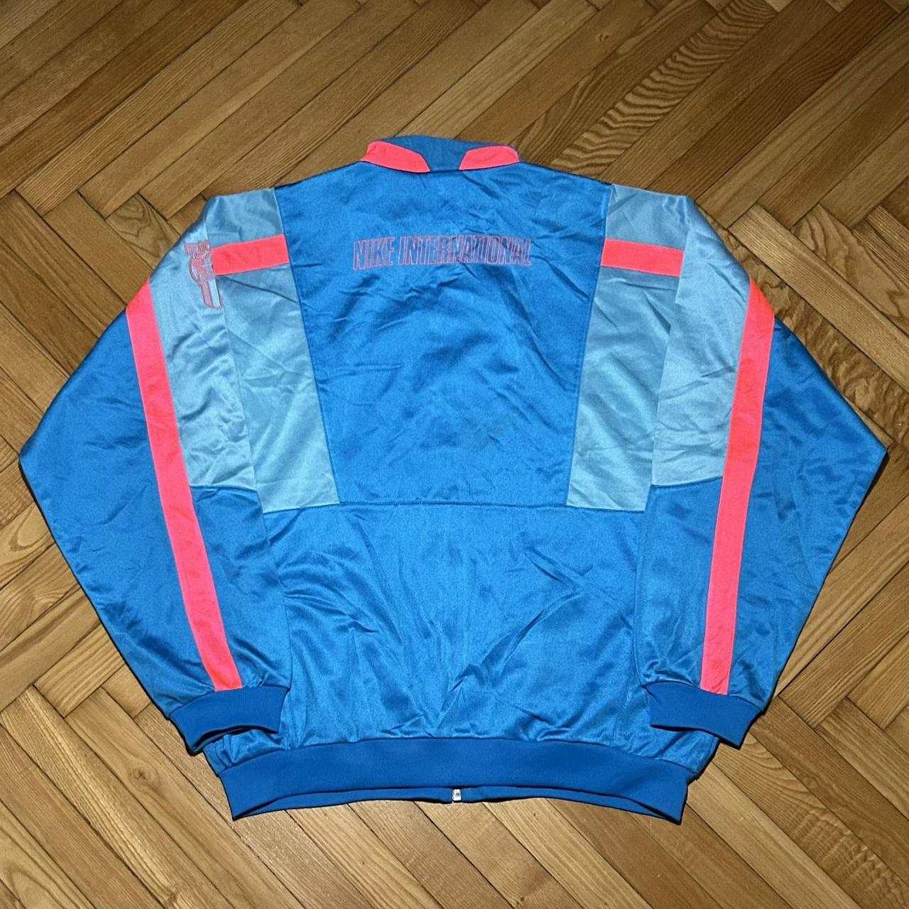 1990s Nike International Jacket Blue L