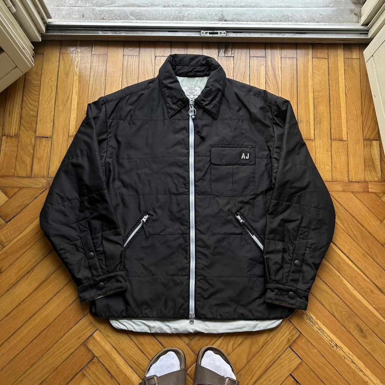 2000s Armani Jeans Padded Jacket Black L