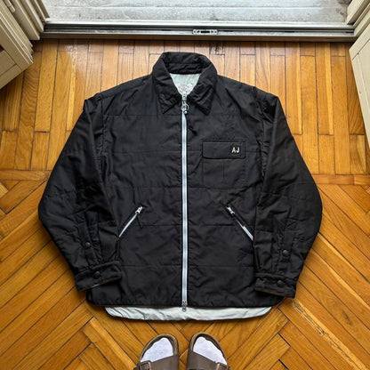 2000s Armani Jeans Padded Jacket Black L