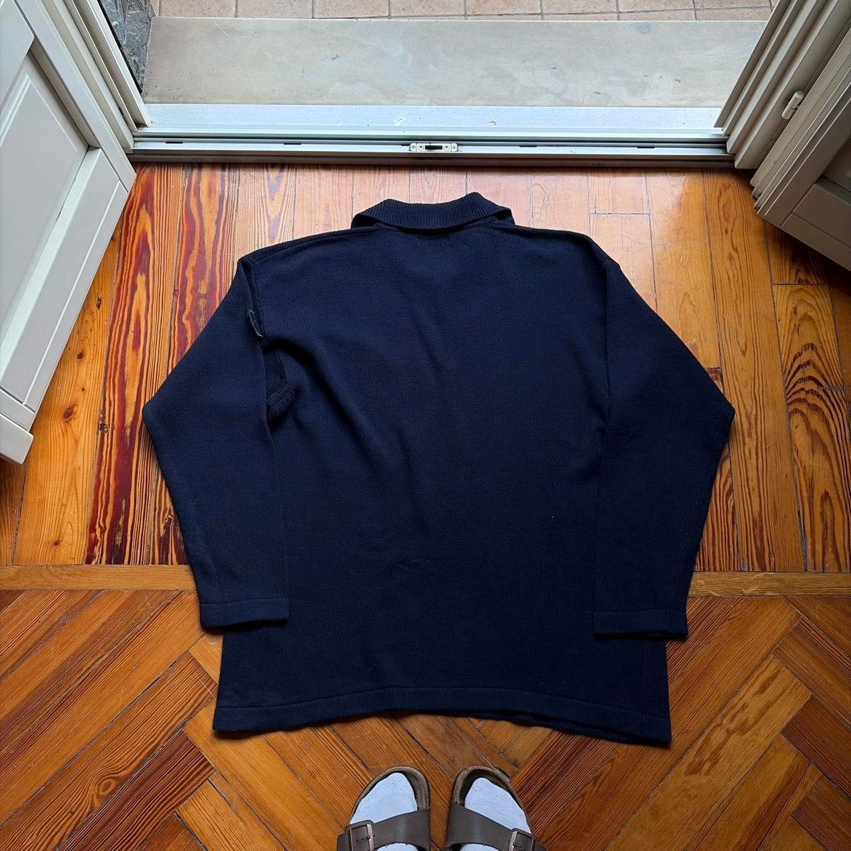 S/S 1997 Stone Island Knitted Jumper Navy XL
