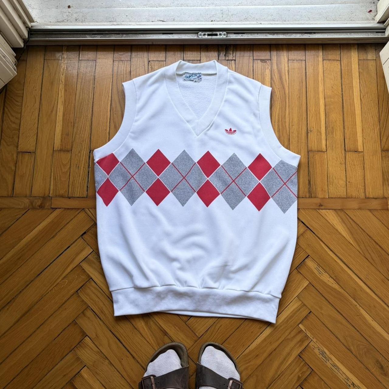 1980s Adidas Originals Ivan Lendl Sweater Vest M