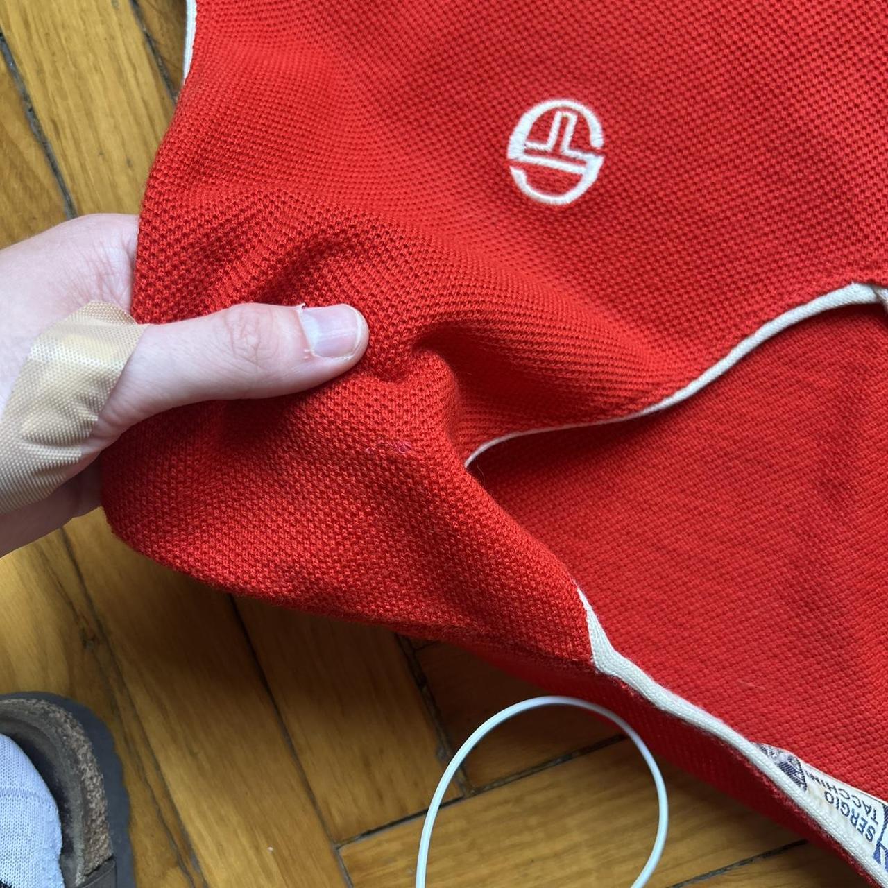 1980s Sergio Tacchini Knitted Vest Red S