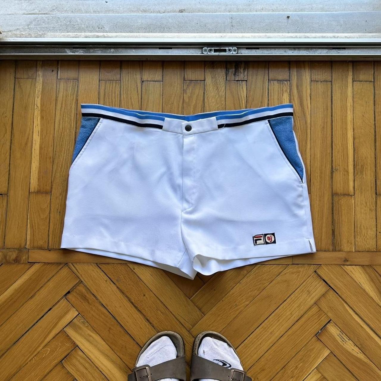 1990s Fila Bjorn Borg Shorts White 38W